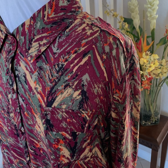 Westbound long/3quart sleeve button down - Picture 4 of 5